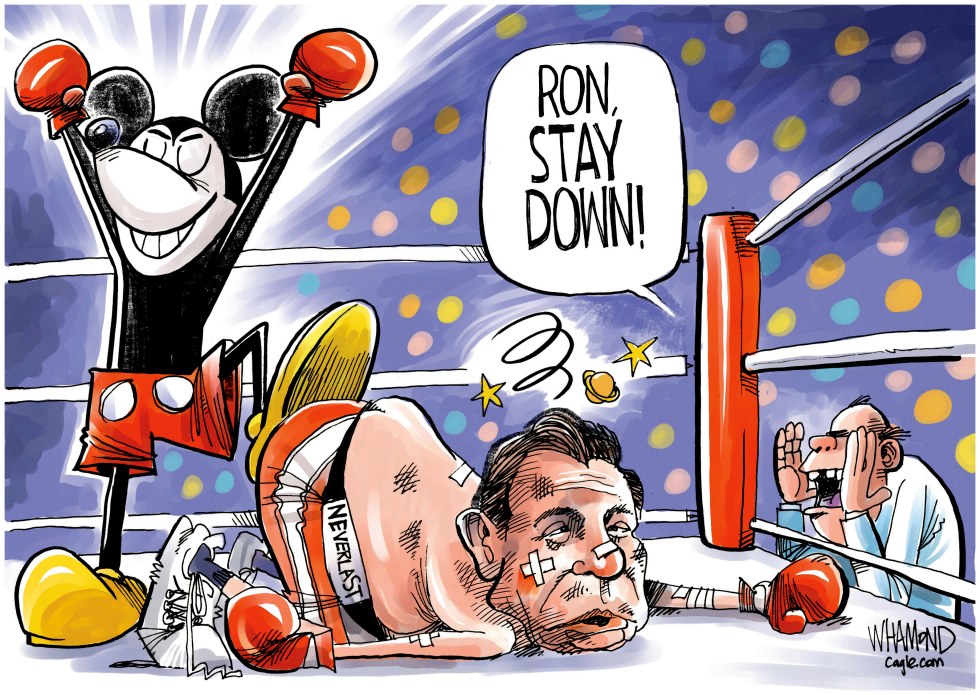 Mickey Mouse sues Goofy