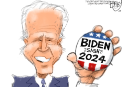BIDEN ENTHUSIASM by Pat Bagley