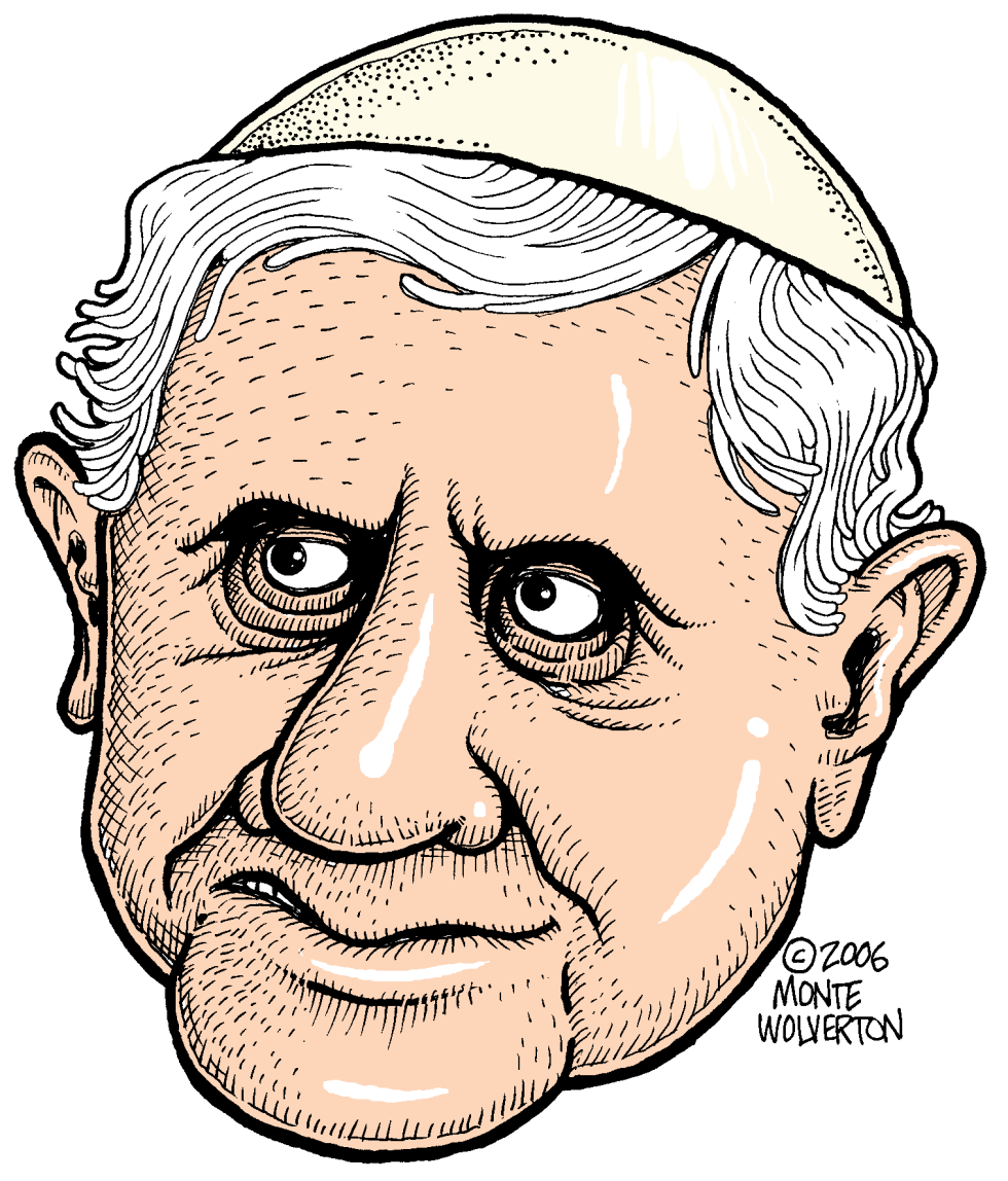  PAPA BENEDICTO XVI  by Wolverton