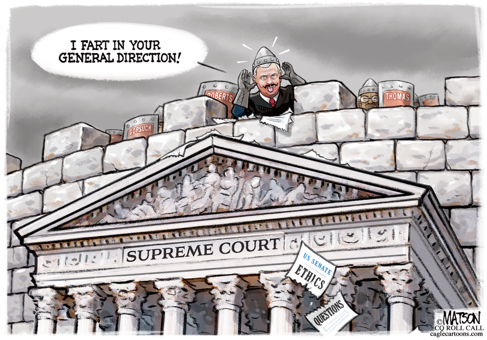 Chief Justice Roberts Rebuffs Senate Ethics Questions