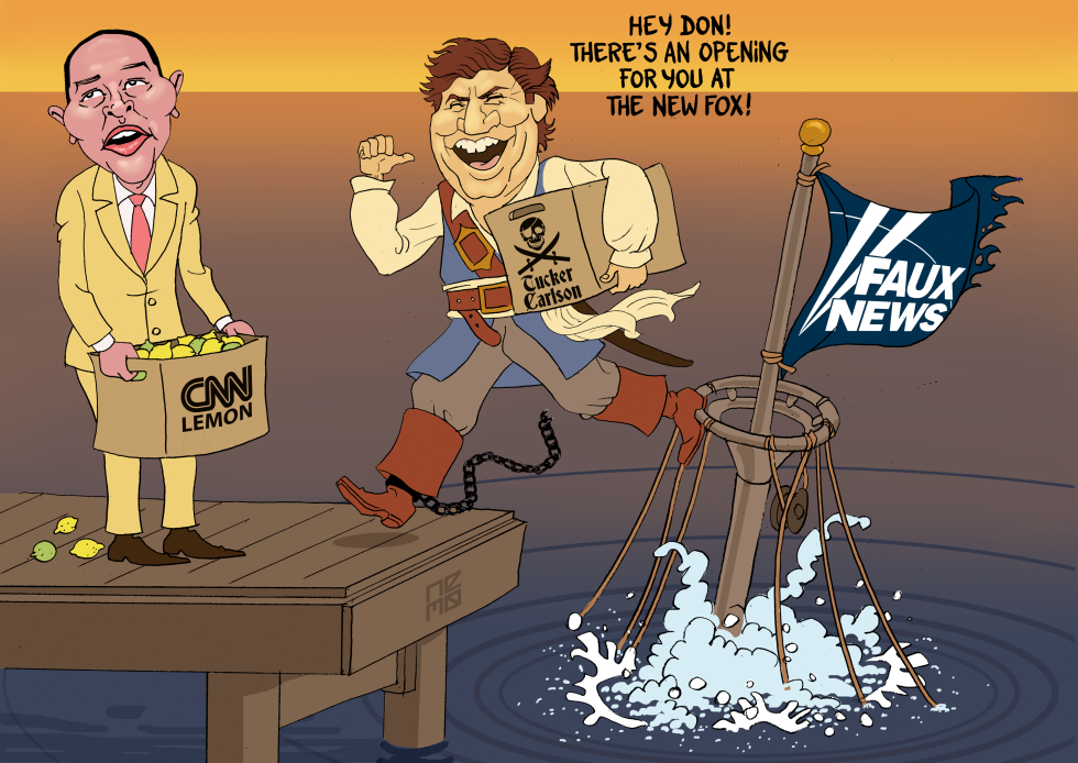 FOX OUSTS TUCKER