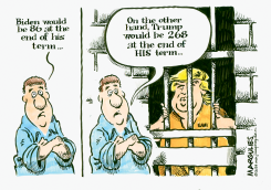BIDEN AND TRUMP AGE by Jimmy Margulies