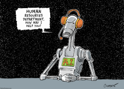 AI AND THE FUTURE OF WORK by Patrick Chappatte