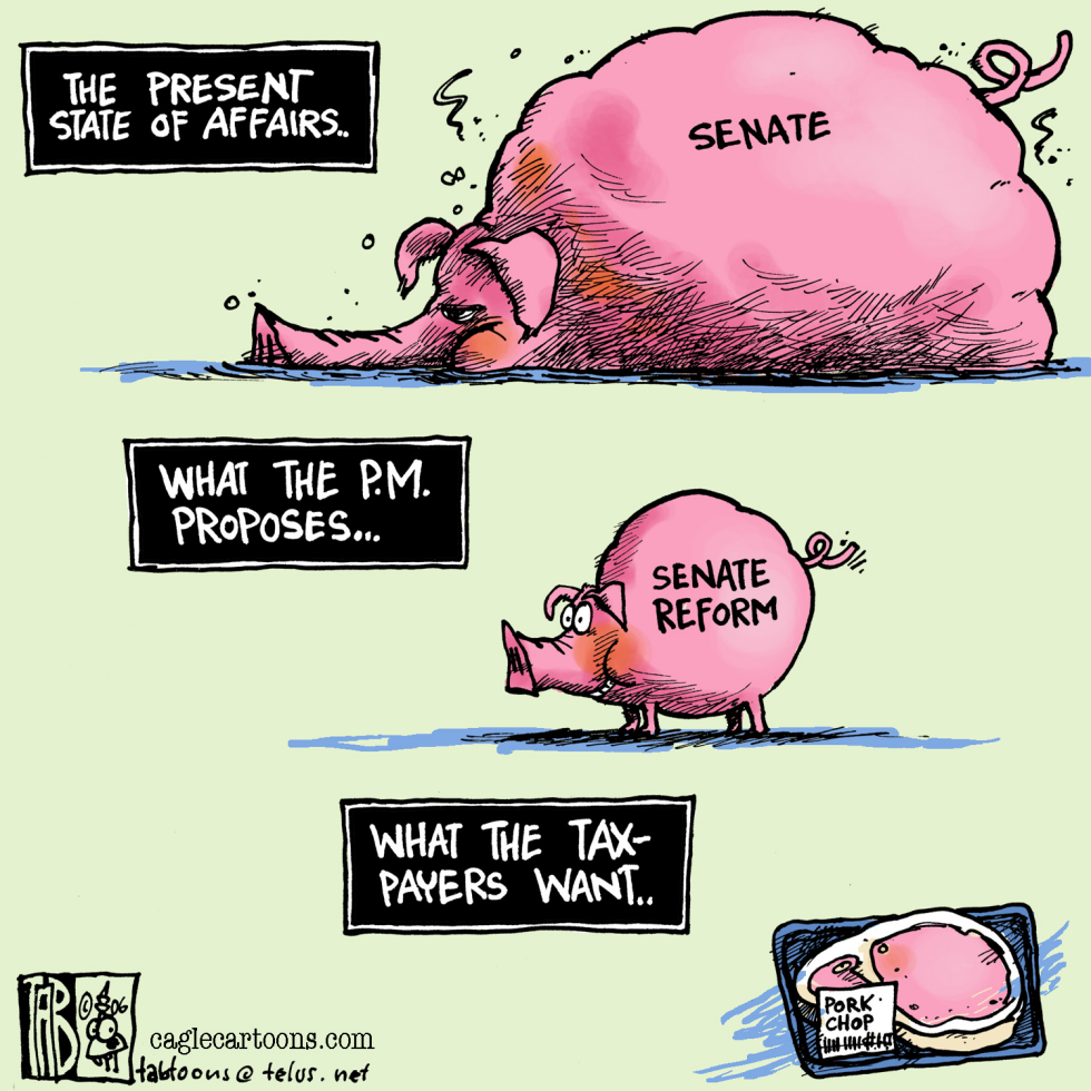 Senate reform pork chop COLOUR
