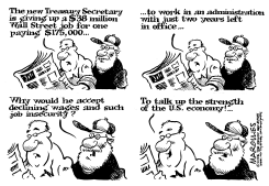 NEW TREASURY SECRETARY by Jimmy Margulies