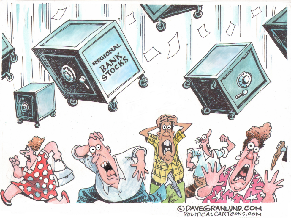 Falling reg bank stock