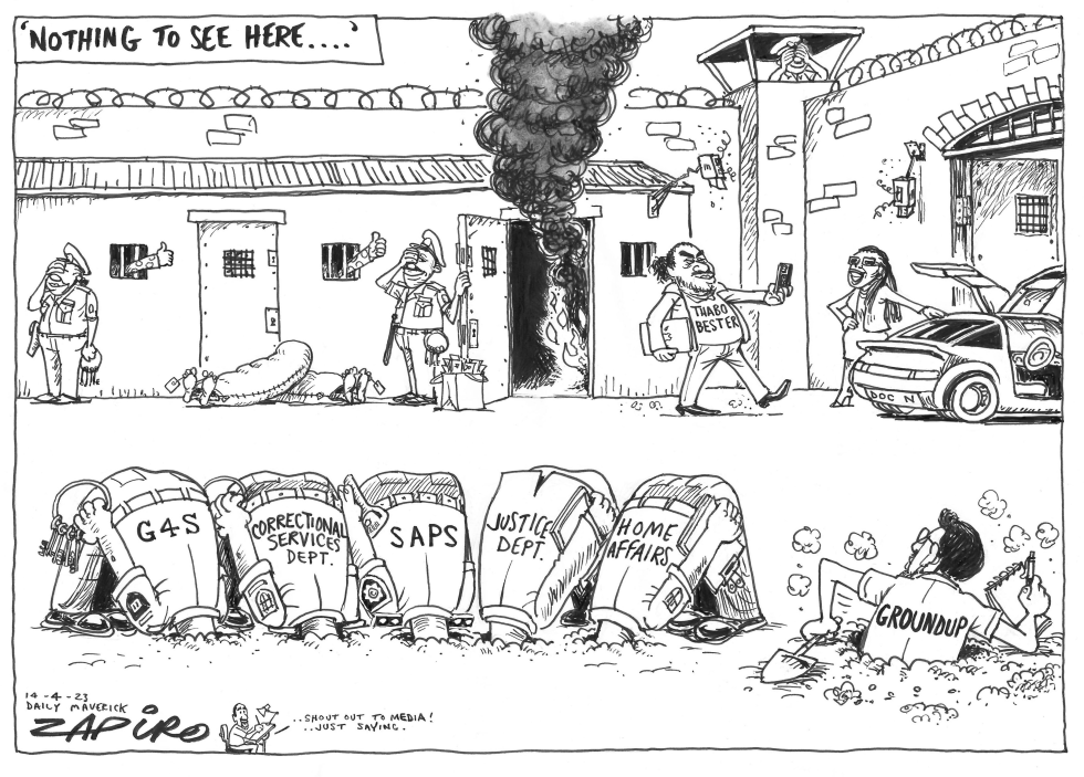 NOTHING TO SEE by Zapiro