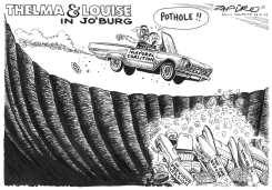 THELMA & LOUISE by Zapiro