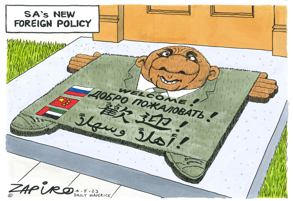 SOUTH AFRICAS FOREIGN POLICY by Zapiro