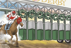 KENTUCKY DERBY TRAGEDY  by Jeff Koterba