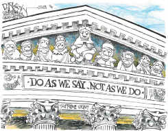 WE CAN POLICE OURSELVES by John Darkow