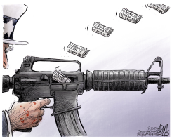 KILLING MACHINE by Adam Zyglis