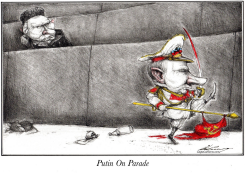 PUTIN ON PARADE by Dale Cummings