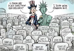 GUN VIOLENCE by Joe Heller