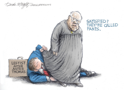 JUSTICE THOMAS ASSAULTS by Dick Wright