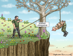 SPRING OFFENSIVE by Marian Kamensky