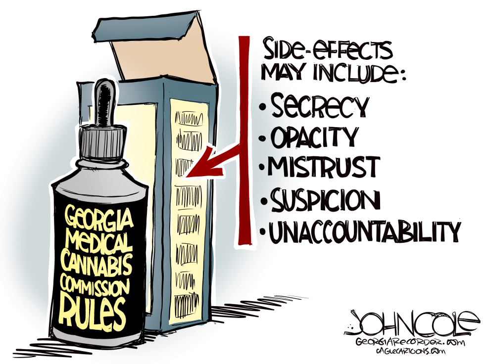 GEORGIA Cannabis Commission secrecy