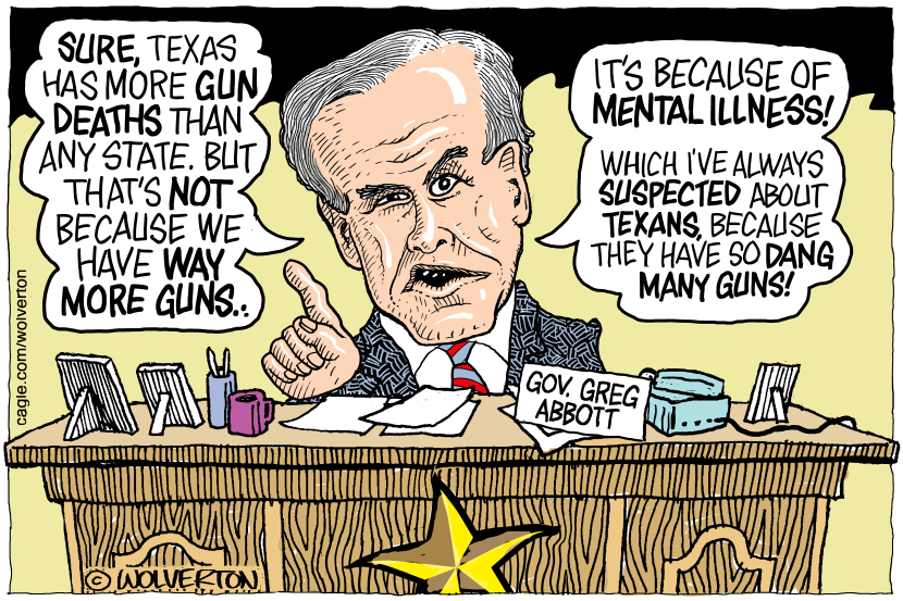 Greg Abbott on Gun Insanity