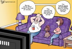 RERUNS, RERUNS, UPON RERUNS by Bruce Plante