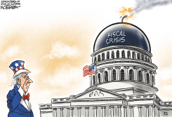 DEBT CEILING AND FISCAL CRISIS  by Jeff Koterba