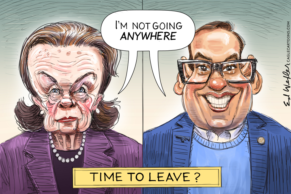 Feinstein Santos Not Going Anywhere