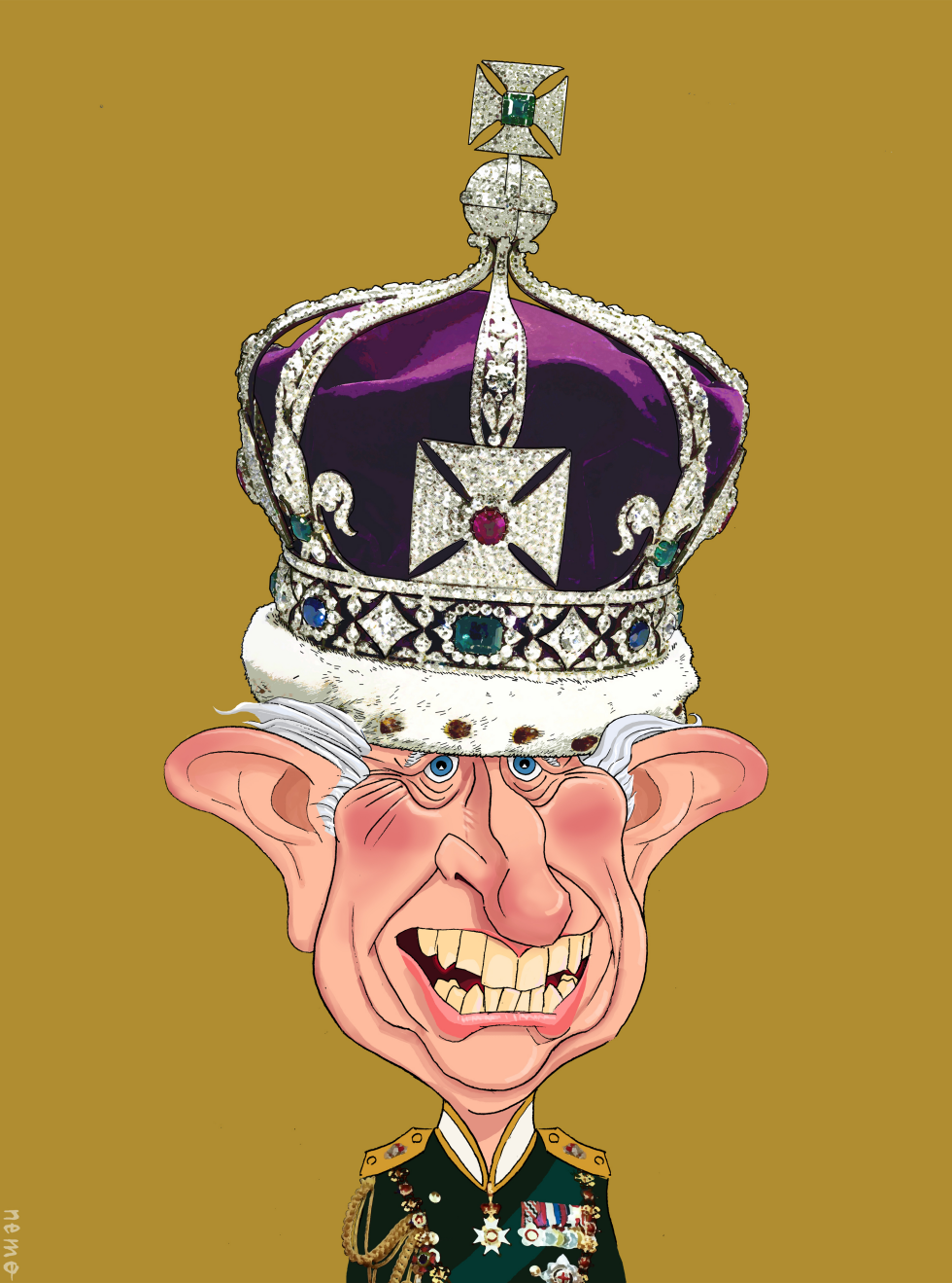 Crowned Charles III