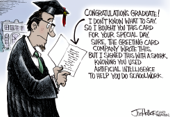 GRADUATION CARD by Joe Heller