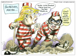 TRUMP AND SANTOS by Taylor Jones