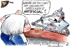 A ROBOT GOES INTO A BAR by Randall Enos