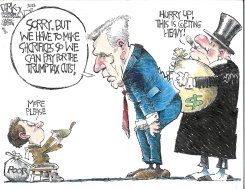 DEBT CEILING BLACKMAIL by John Darkow