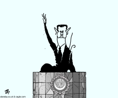 BASHAR ASAD RETURNS TO ARAB LEAGUE by Emad Hajjaj