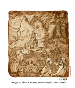 GUNS AND GOD by Peter Kuper