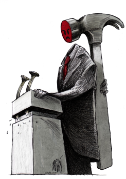 POLITICAL PUNCH by Angel Boligan