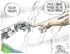 THE CREATION OF AI by John Darkow