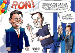 MUSK LAUNCHES DESANTIS' PRESIDENTIAL BID by Dave Whamond