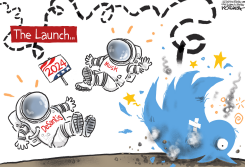 DESANTIS, TWITTER AND MUSK by Jeff Koterba