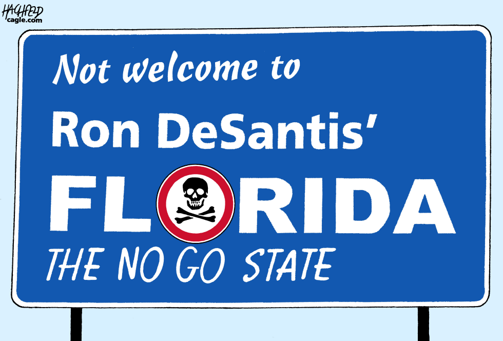 DeSantis Welcome to Florida sign