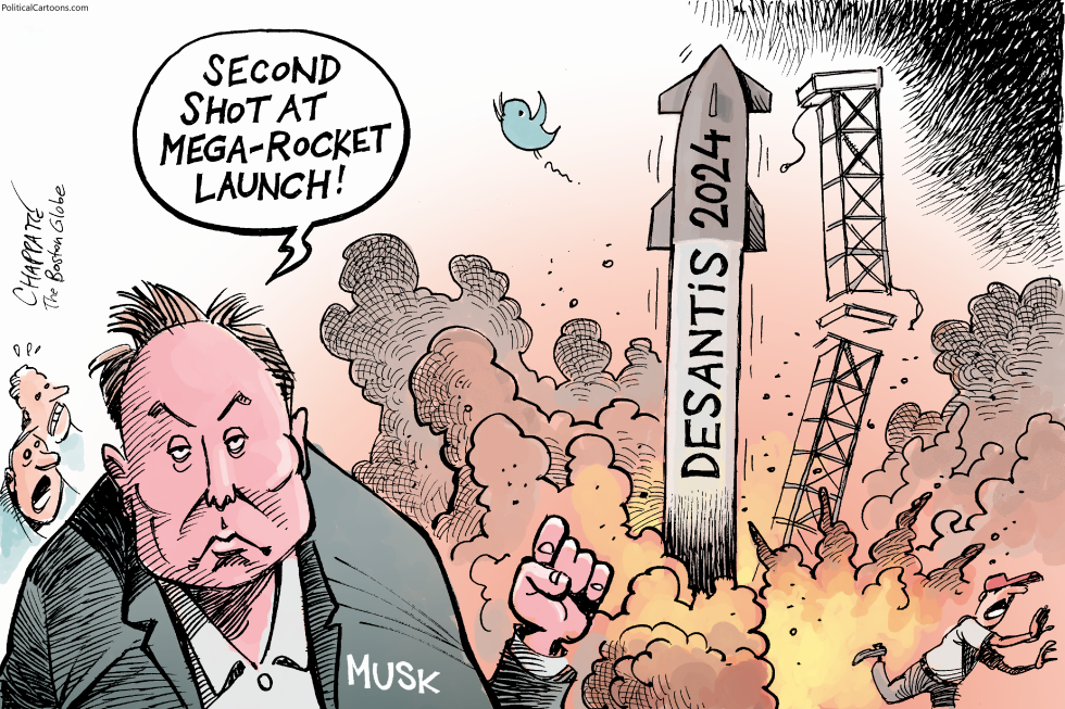 Musk launches DeSantis on Twitter