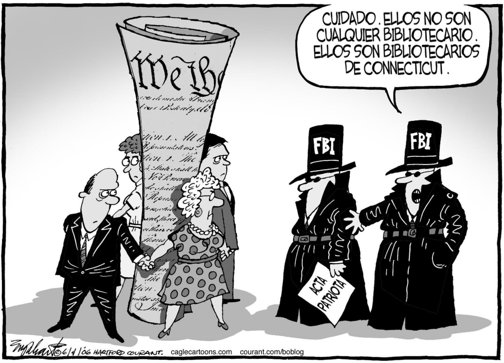 Bibliotecarios de Connecticut vs el Acta Patriota
