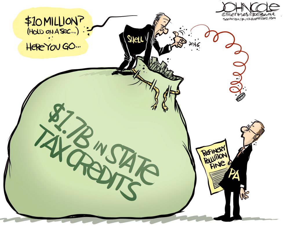 PENNSYLVANIA Shell refinery pollution fine