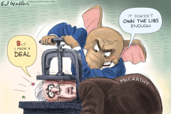 MCCARTHY DOESNT OWN THE LIBS ENOUGH by Ed Wexler