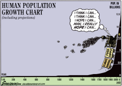POPULATION TRAIN 8 BILLION by Steve Greenberg