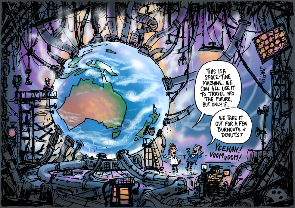 Earth Space-Time Travel Machine