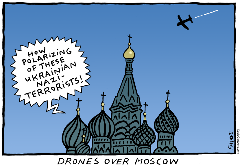 Drones over Moscow