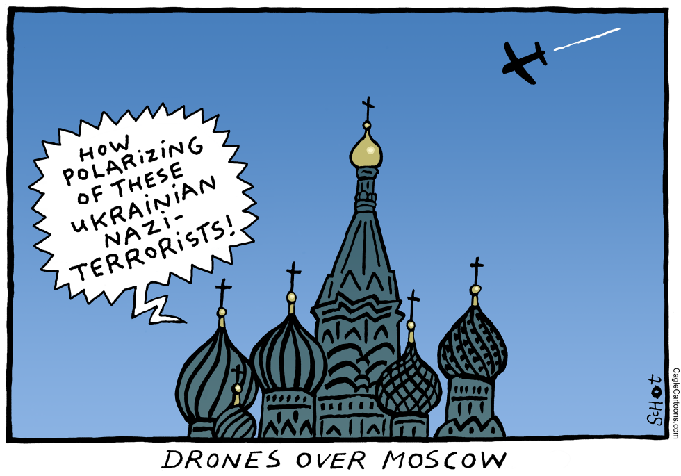 Drones over Moscow