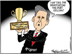 MCCARTHY THE DEAL MAKER by Bob Englehart