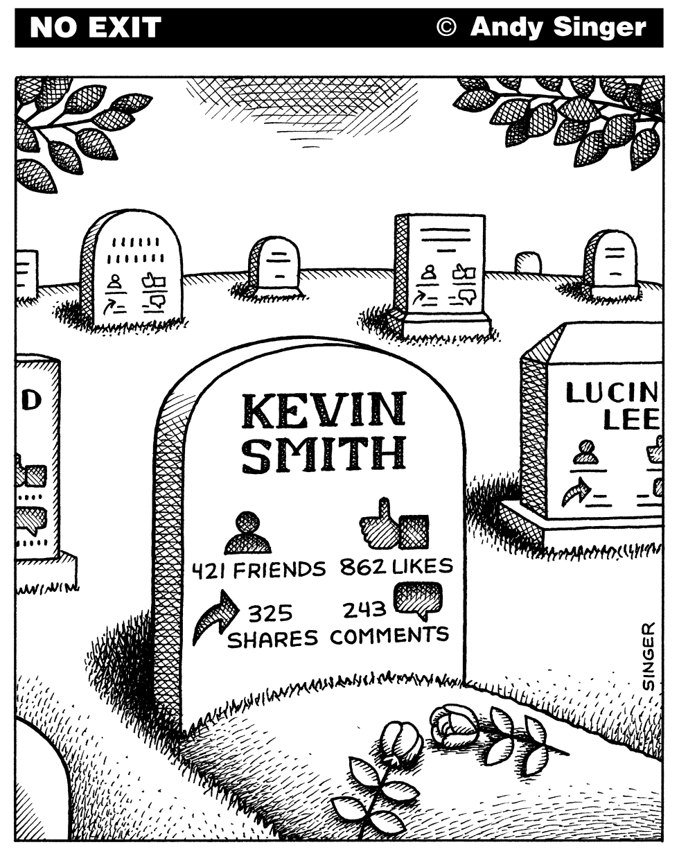 Social Media Gravestones