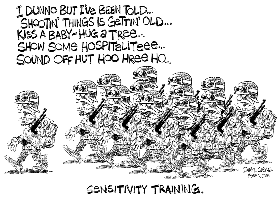  IRAQ SENSITIVITY by Daryl Cagle