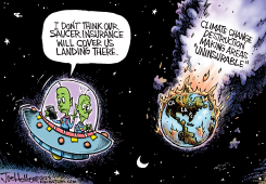UNINSURABLE CLIMATE by Joe Heller