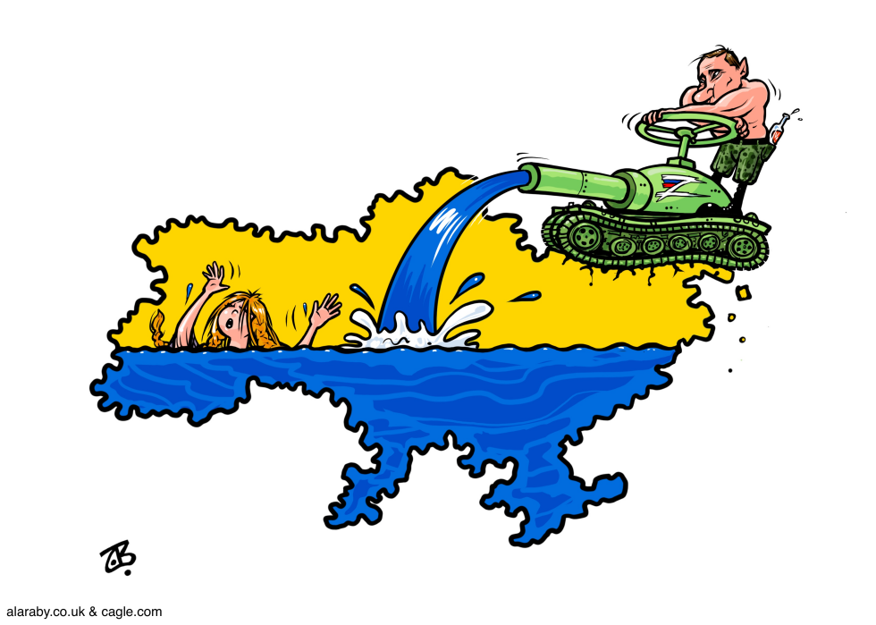 Destruction of the Ukrainian dam
